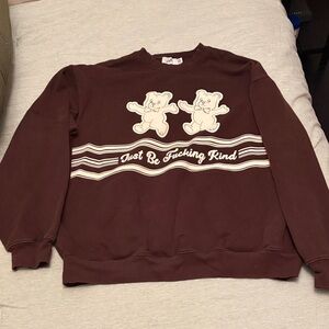 Mayfair Group 
Graphic Sweatshirt with Bear Design